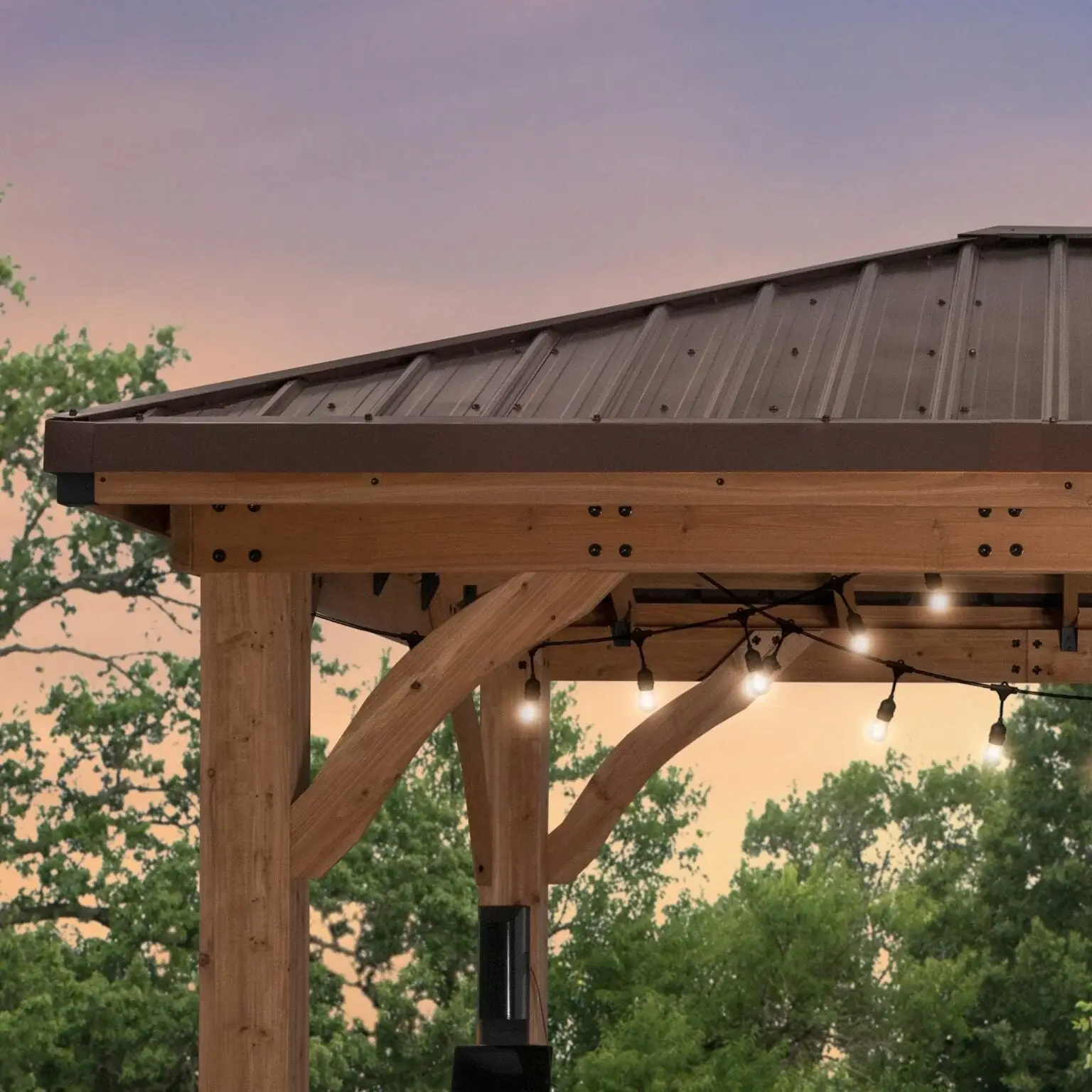 Cordova 14×10 Outdoor Gazebo with Steel Frame and Weather-Resistant Canopy